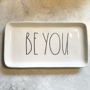 Rae Dunn “BE YOU” Tray